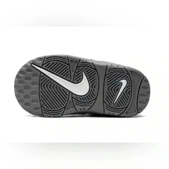 NIKE AIR MORE UPTEMPO (PS) COOL GREY-MIDNIGHT NAVY BLUE-WHITE  [DM3318-009] - Picture 4 of 14